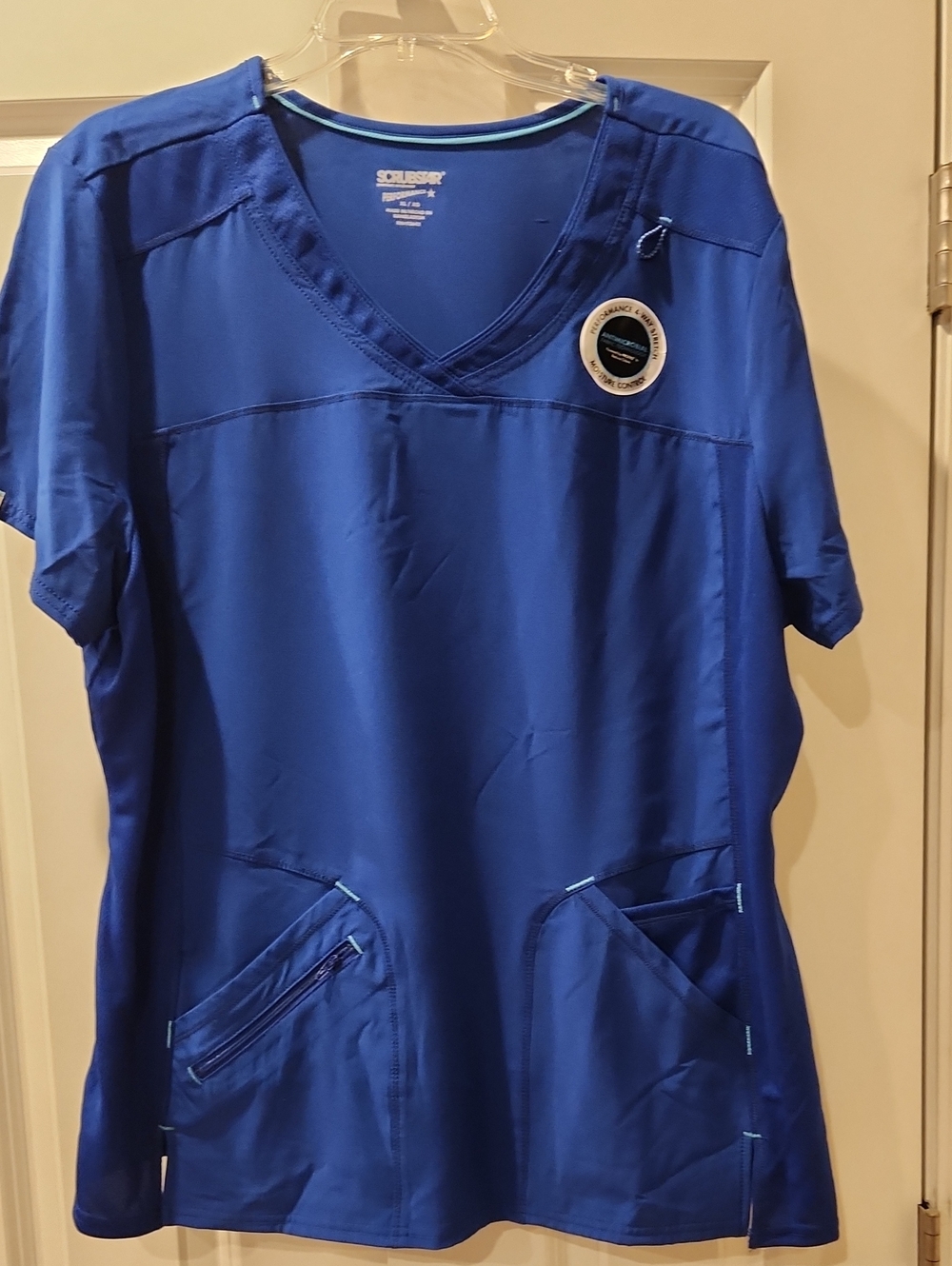Scrubstar Royal Blue V-Neck Medical Tunic